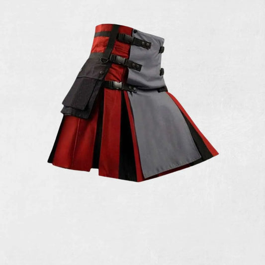 Premium Scottish utility kilt with cargo pockets and modern fit
