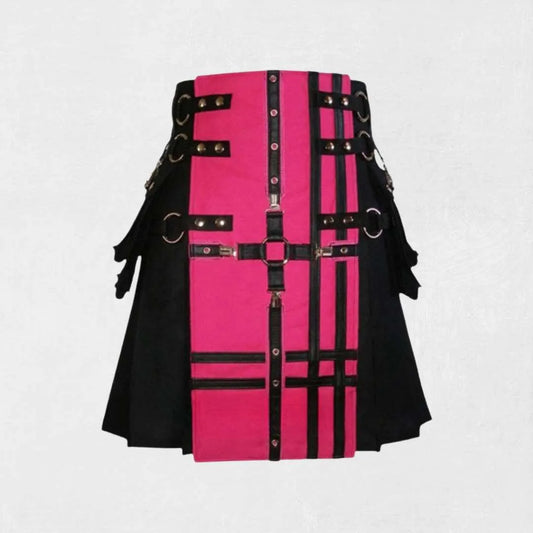 Scottish utility kilt in premium quality design with cargo pockets
