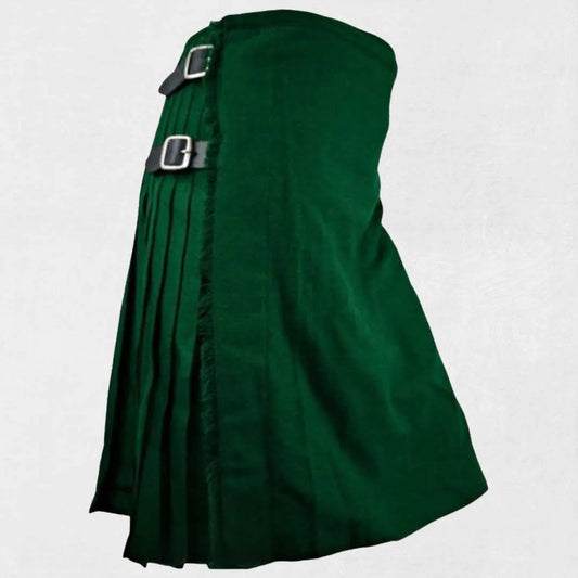 Premium Scottish utility kilt with cargo pockets and adjustable straps
