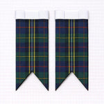 Premium MacCaskill Tartan Flashes for Highland Dress Wear