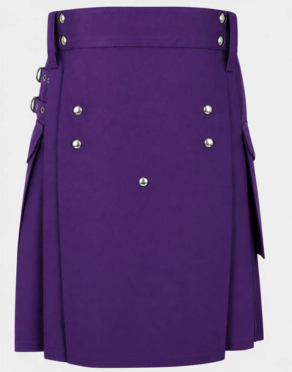 purple kilt