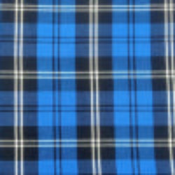 Ramsay Blue Tartan in classic Scottish blue pattern for formal Highland wear
