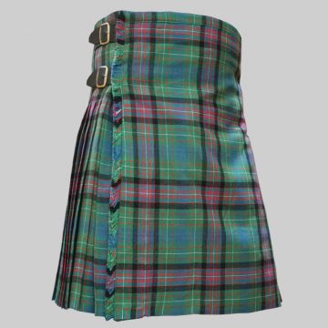 Rankin ancient tartan kilt for men, traditional Scottish pleated kilt design
