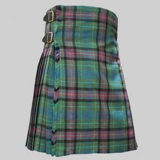 Rankin ancient tartan kilt for men, traditional Scottish pleated kilt design
