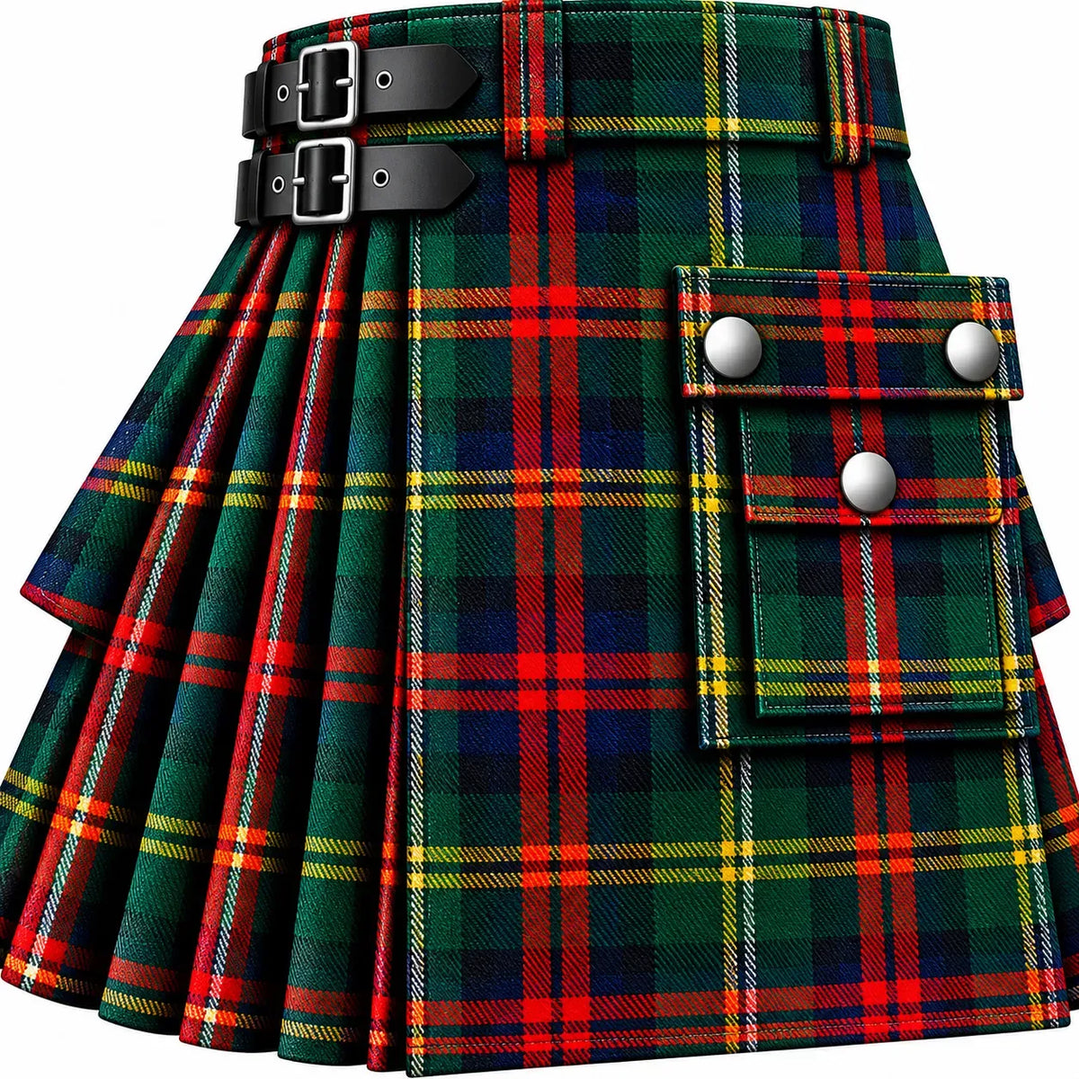 Ross Hunting Modern Tartan Kilt in traditional Scottish Highland style

