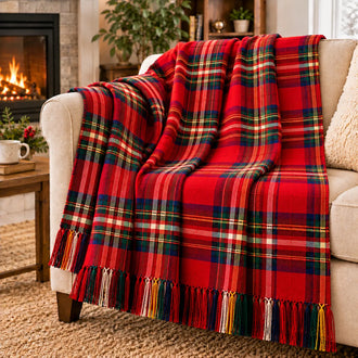 Royal Stewart Tartan Blanket