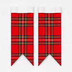 Royal Stewart Tartan Flashes for Highland Dress Wear