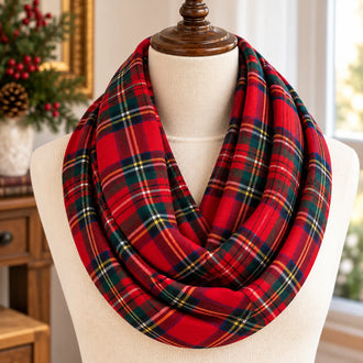 Royal Stewart Tartan Infinity Scarf