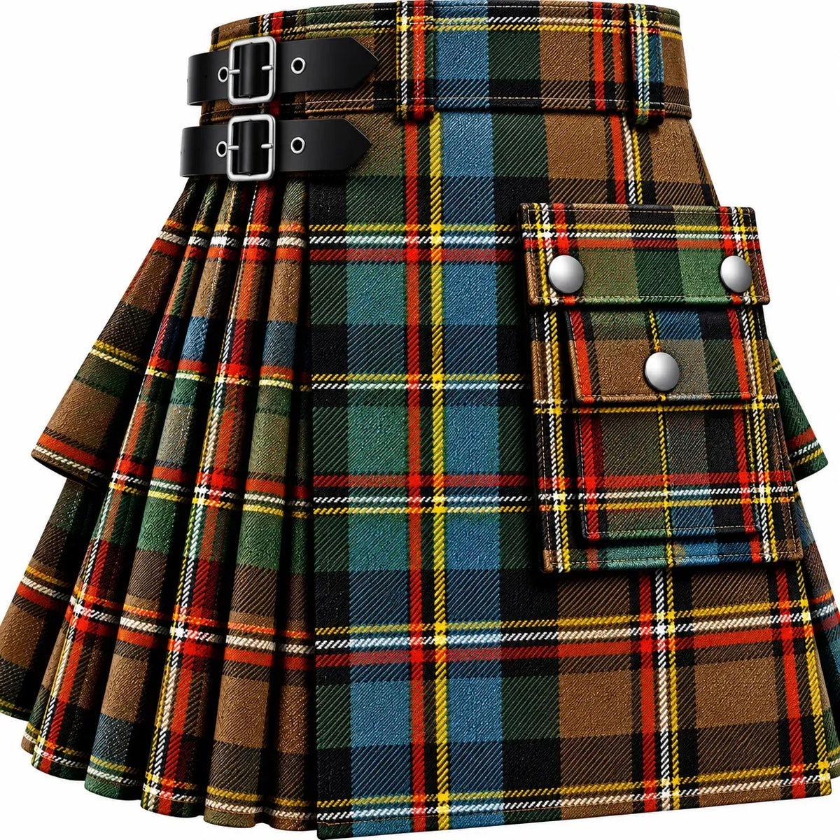 Scott Brown Ancient Tartan Kilt in traditional Scottish Highland style