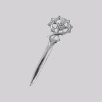Scottish Thistle Kilt Pin – Chrome Finish Highland Symbol