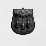 Premium Grey Watch Tartan Sporran – Scottish Quality