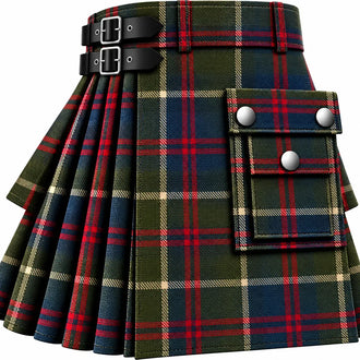 Sinclair Ancient Tartan Kilt in traditional Scottish Highland style

