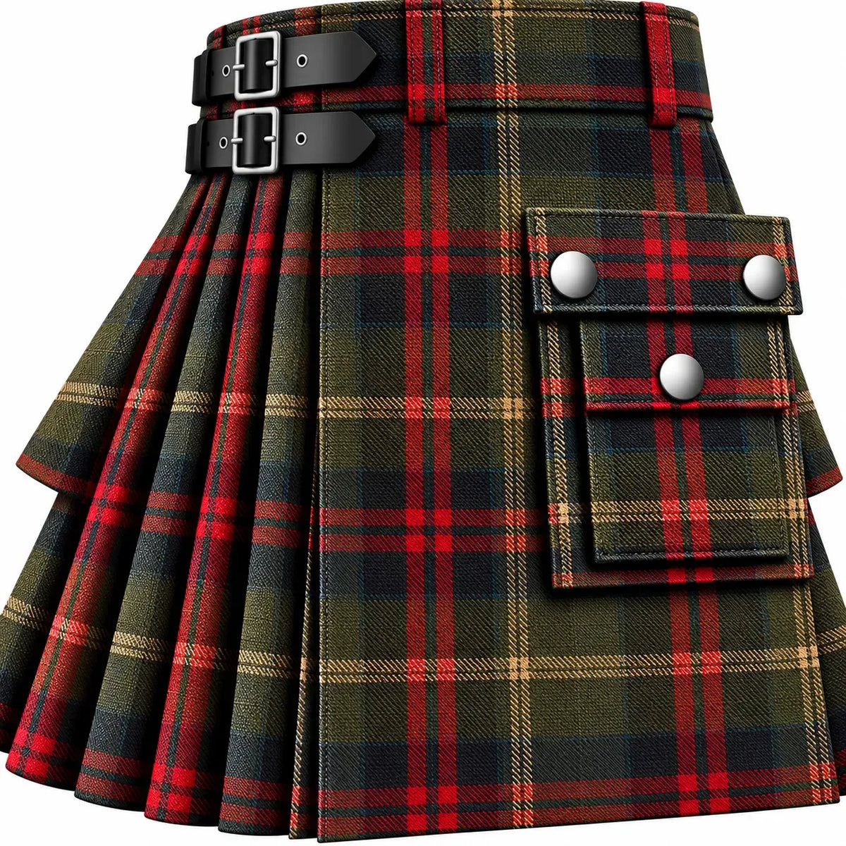 Sinclair Hunting Ancient Tartan Kilt in traditional Scottish Highland style

