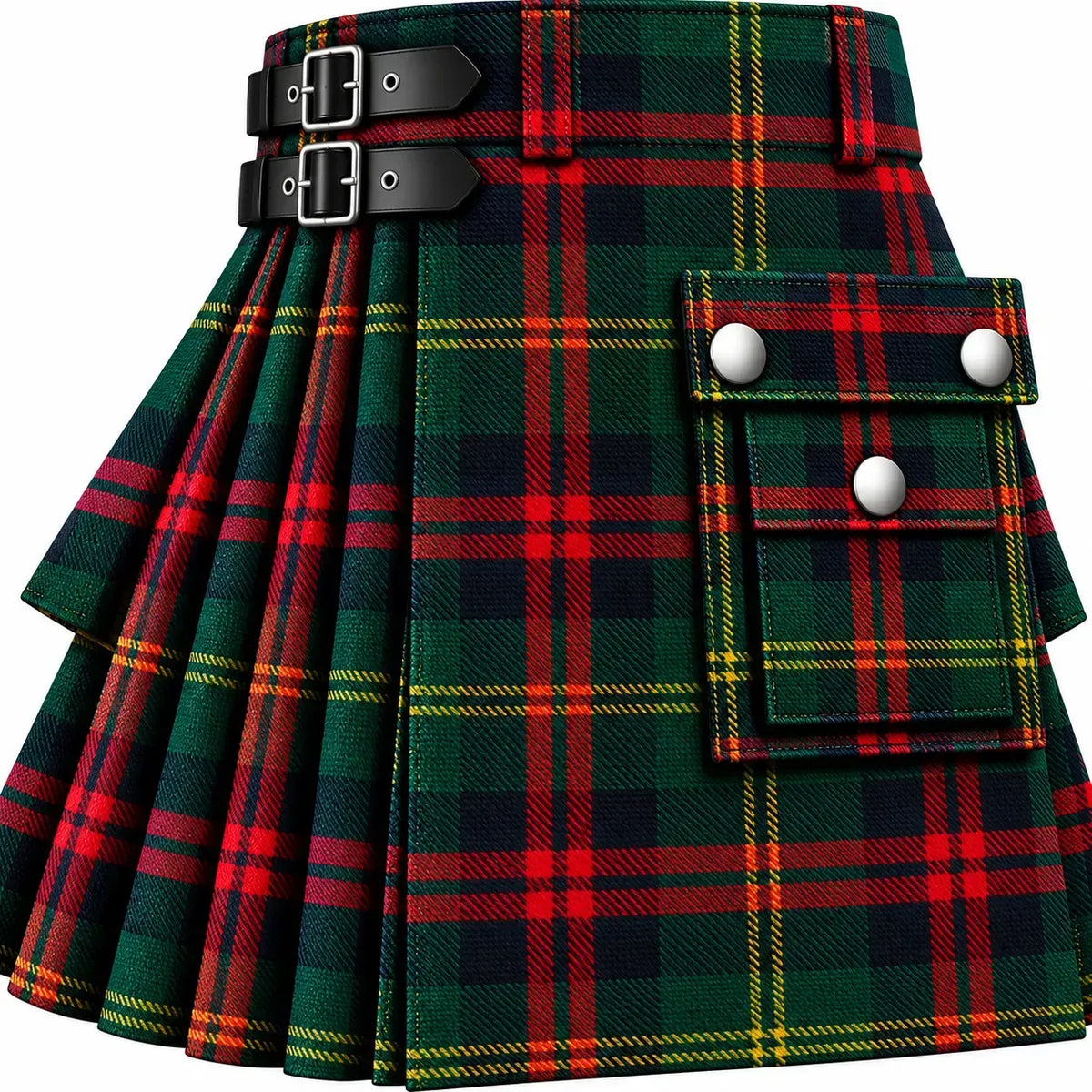 Sinclair Hunting Modern Tartan Kilt in traditional Scottish Highland style

