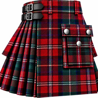 Sinclair of Ulster Modern Tartan Kilt in traditional Highland style

