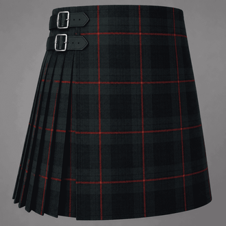 Spalding Tartan Kilt featuring authentic Scottish clan tartan with traditional pleated Highland design
