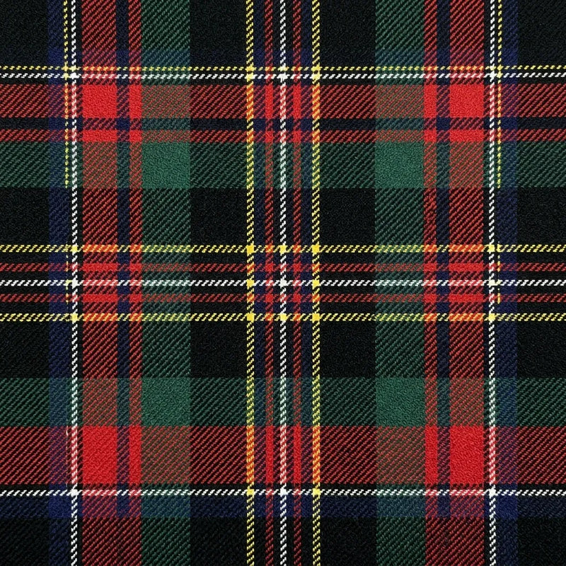 Stewart Black Modern Tartan