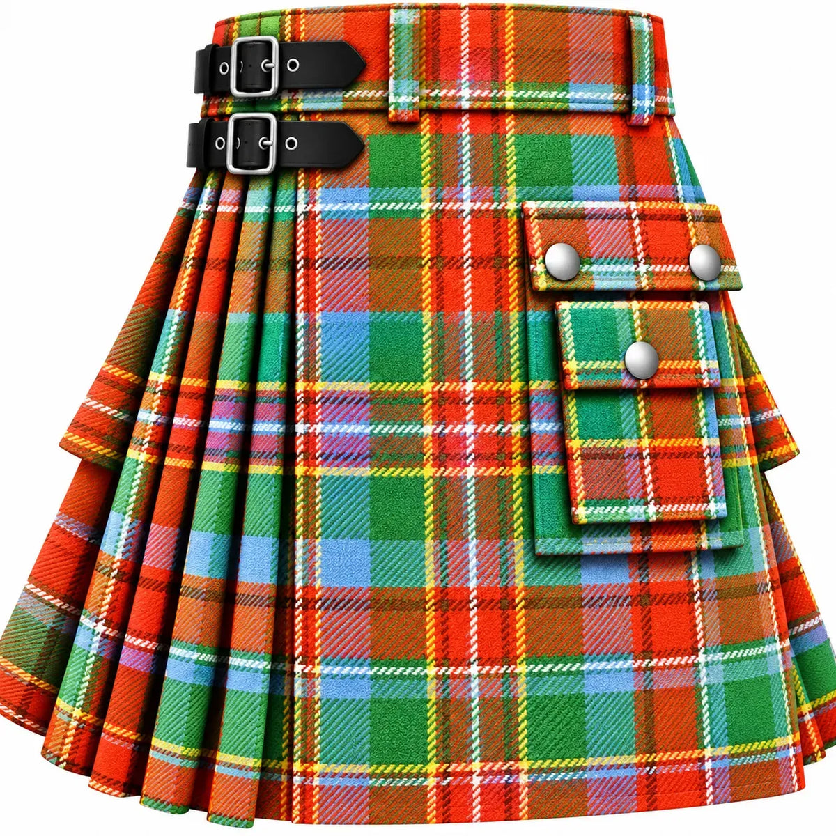 Stewart of Appin Ancient Tartan Kilt in traditional Scottish Highland style