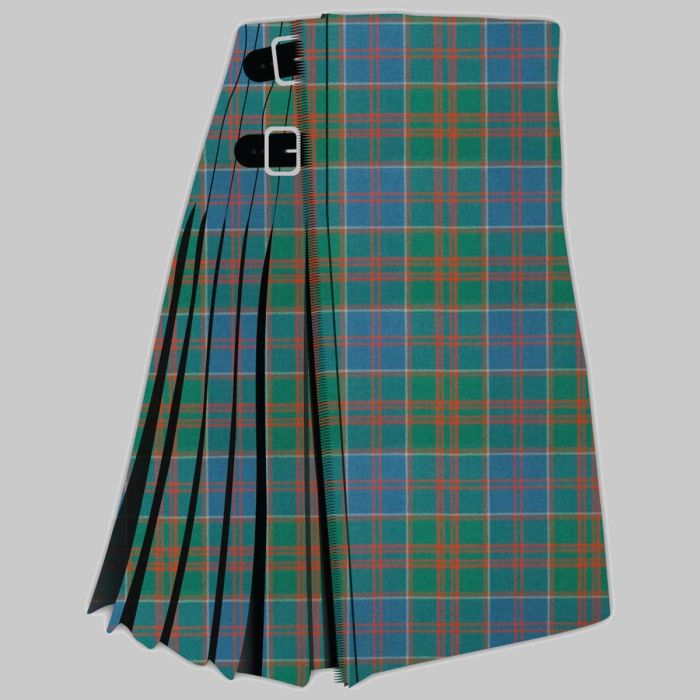 Stewart of Appin Tartan Kilt featuring traditional Scottish tartan with knife pleats and classic Highland styling