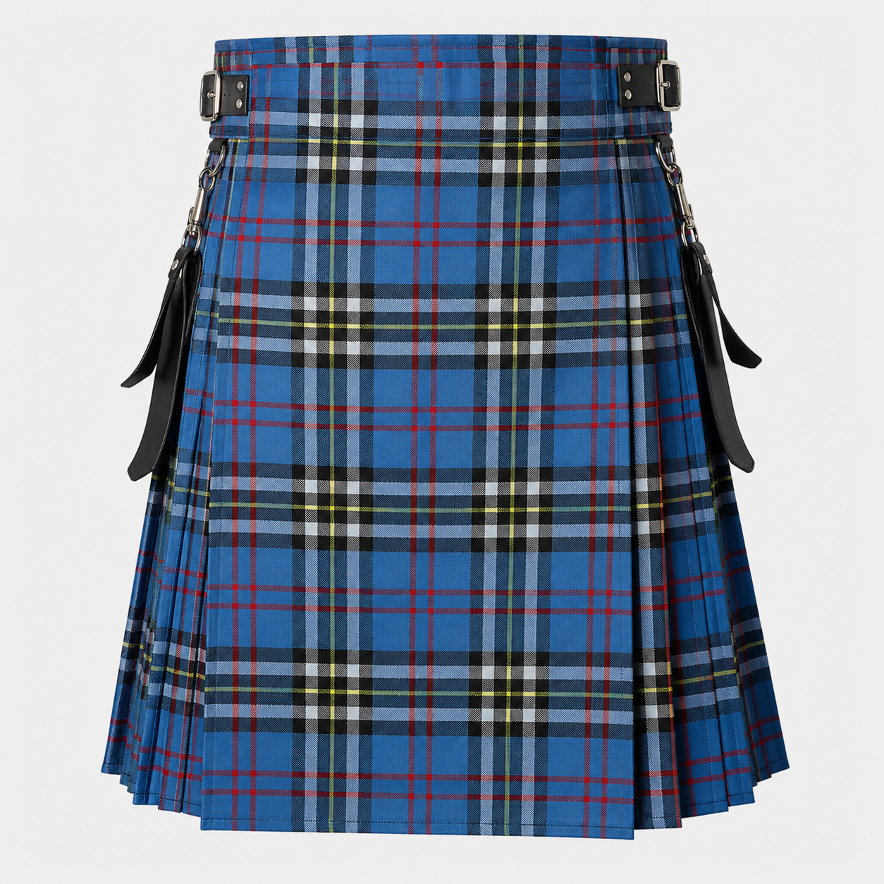 Thomson (Thompson) Tartan Kilt featuring authentic Scottish clan tartan with traditional pleated Highland design