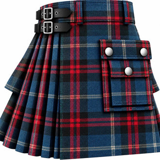 Wallace Ancient Tartan Kilt in traditional Scottish Highland style