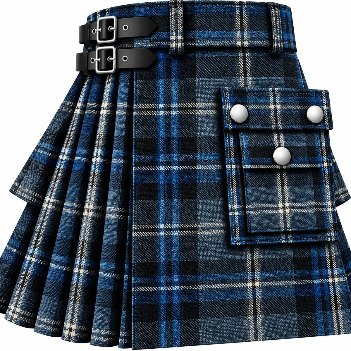 Wallace Hebridean Tartan Kilt in traditional Scottish Highland style

