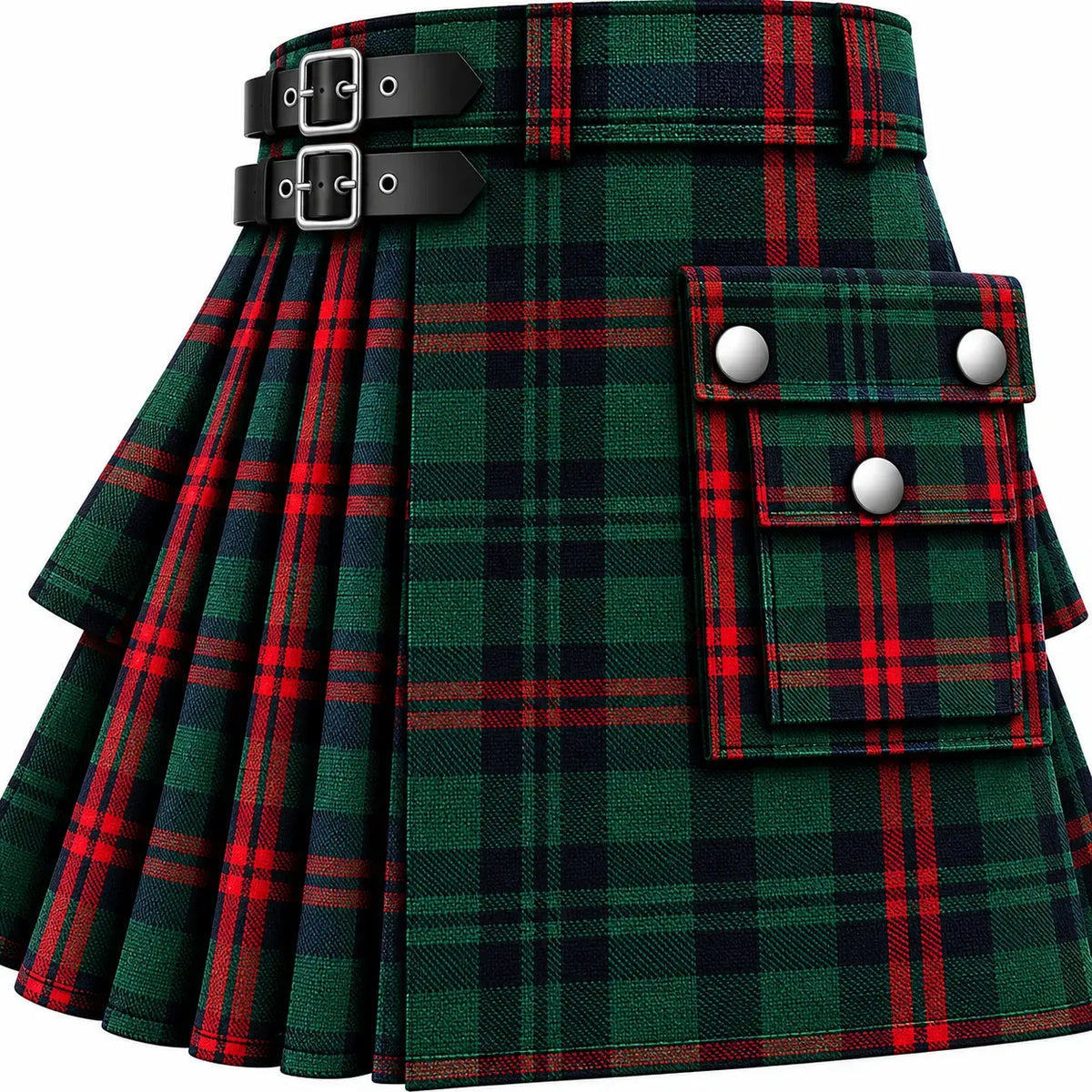 Wallace Hunting Ancient Tartan Kilt in traditional Scottish Highland style