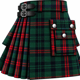 Wallace Hunting Ancient Tartan Kilt in traditional Scottish Highland style