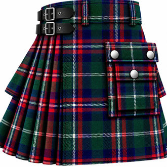 Wallace Modern Tartan Kilt in traditional Scottish Highland style

