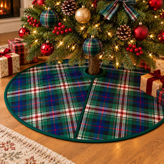 Wallace Tartan Christmas Tree Skirt