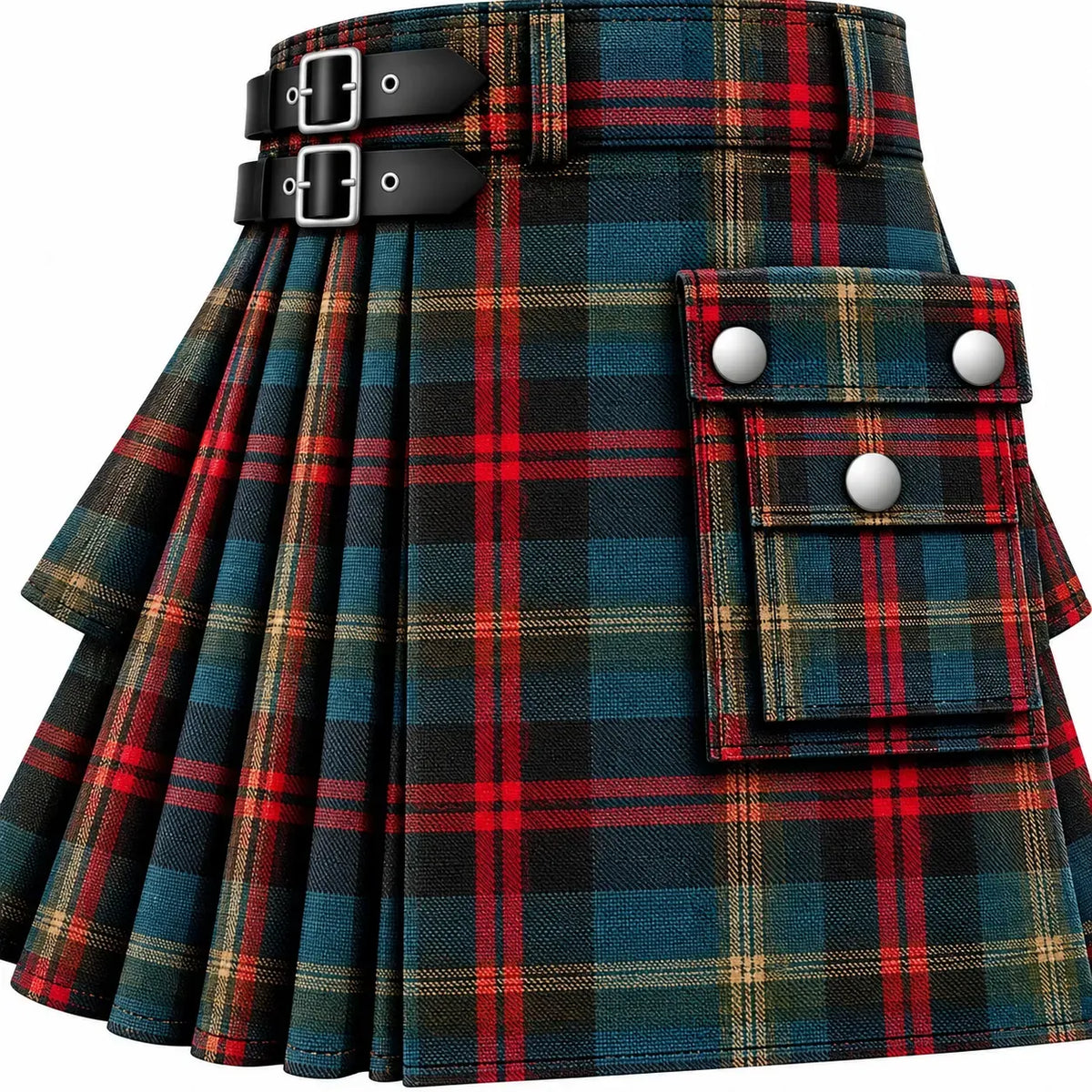 Wallace Weathered Tartan Kilt in traditional Scottish Highland style