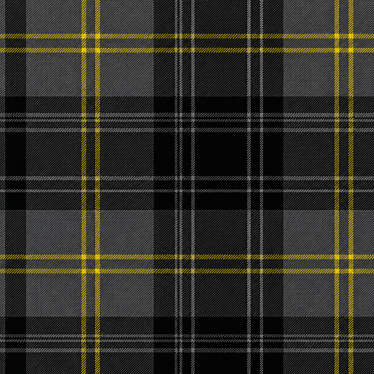 West Point tartan in distinguished heritage pattern for formal ceremonial wear
