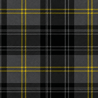 West Point tartan in distinguished heritage pattern for formal ceremonial wear