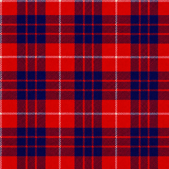 William Hamilton tartan in classic Scottish clan heritage pattern for formal wear