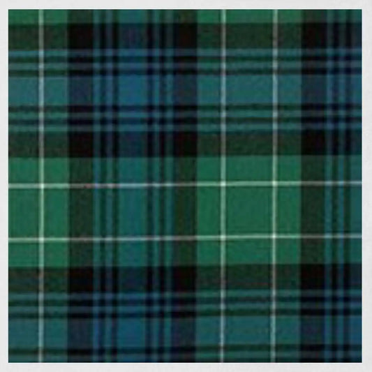 Abercrombie Ancient Tartan Kilt with muted red, green, and navy Scottish pattern
