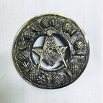 Antique Masonic Brooch – Vintage Freemason Lapel Pin