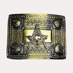 Antique Masonic Buckle – Premium Kilt Accessory with Masonic Design