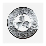 Irish Shamrock Kilt Brooch – Celtic Symbol Pin for Kilts