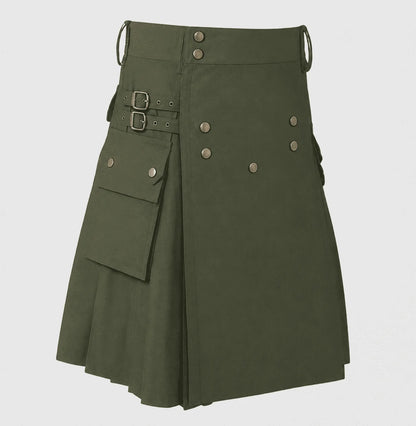olive green kilt