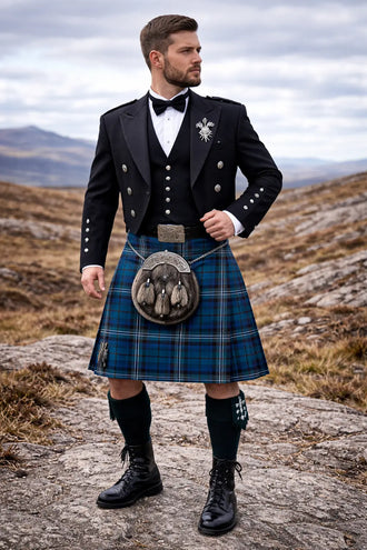 Ramsay Blue Tartan Kilt – Traditional Scottish Clan Wear