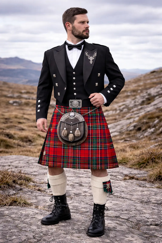 Royal Stewart Tartan Kilt – Traditional Scottish Highland Wear